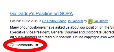 Go Daddy Scoop Go Daddy Blog Go Daddy Support 1 photo Go Daddy Scoop Go Daddy Blog Go Daddy Support 1 Go Daddy publishes position on SOPA and turns off blog commenting