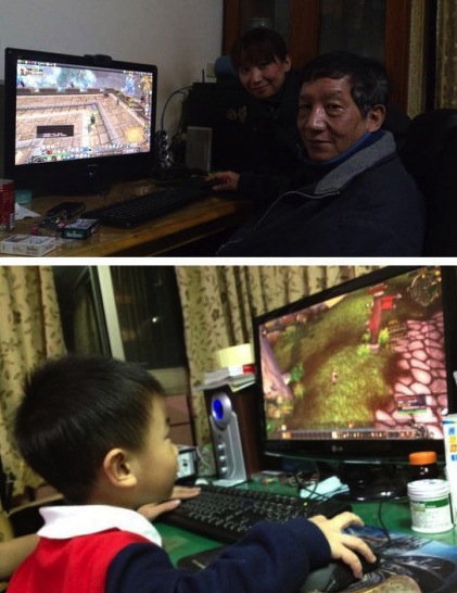 photo Hardcore Chinese grandpa maxes out six World of Warcraft characters
