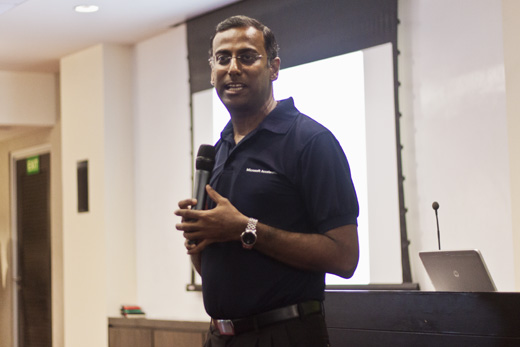 Amit Chatterjee of Microsoft R and D India Pvt Ltd photo Amit Chatterjee of Microsoft R and D India Pvt Ltd 11 Indian startups strut their stuff on Demo Day at Microsofts accelerator in Bangalore