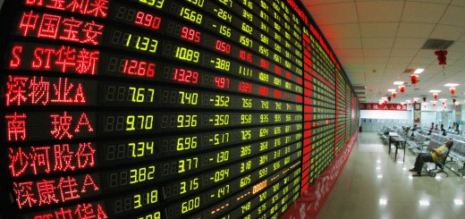 Chinese stock investors monitor their sh