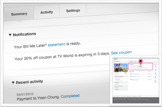 PPTour notifications 94 520x344 photo PPTour notifications 94 520x344 PayPal teases long overdue redesign: Featuring a significantly cleaner look, improved notifications
