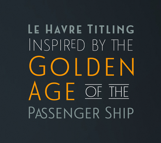 le havre titling photo le havre titling 30 of the most beautiful typefaces released last month