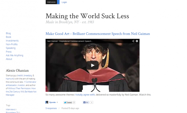 posthaven 730x440 The 15 best blogging and publishing platforms on the Internet today. Which one is for you?