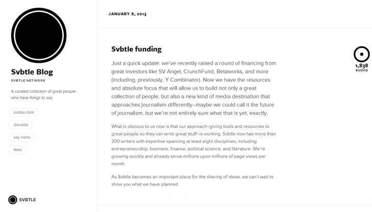 svbtle 730x416 The 15 best blogging and publishing platforms on the Internet today. Which one is for you?