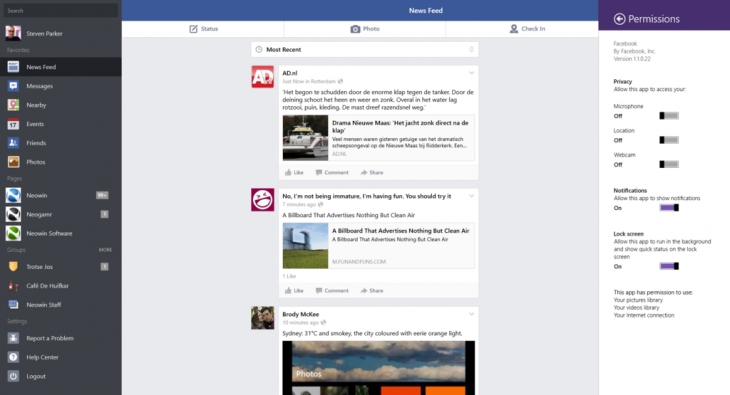SNAG 0007 730x395 The official Facebook app for Windows 8 is now rolling out to users