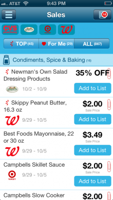 favado 2 220x391 Savings.com’s new Favado app crowdsources the best sales at your local grocery stores