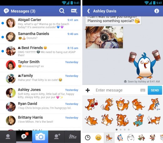 messageme 520x457 22 of the best mobile messaging apps to replace SMS on your smartphone