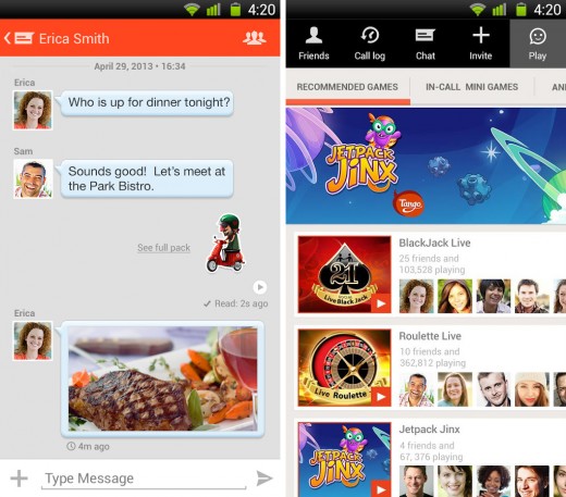 tango 520x457 22 of the best mobile messaging apps to replace SMS on your smartphone