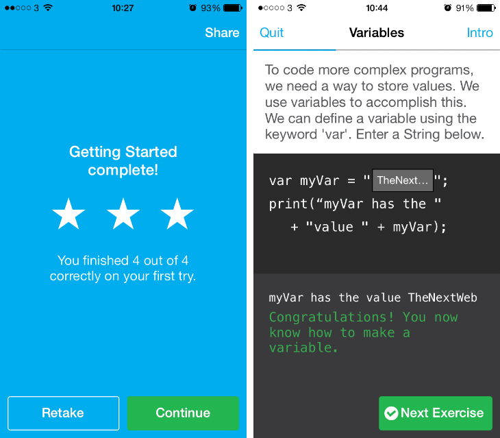 Codecademy2 Codecademy: Hour of Code app for the iPhone lets you learn basic programming anytime, anywhere