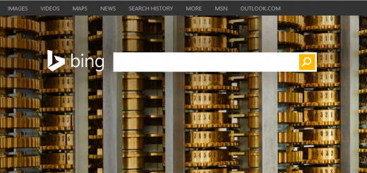 bing homepage 520x245 Bing for iPhone gets a pervasive search widget, multiple search management, Safari integration, and more