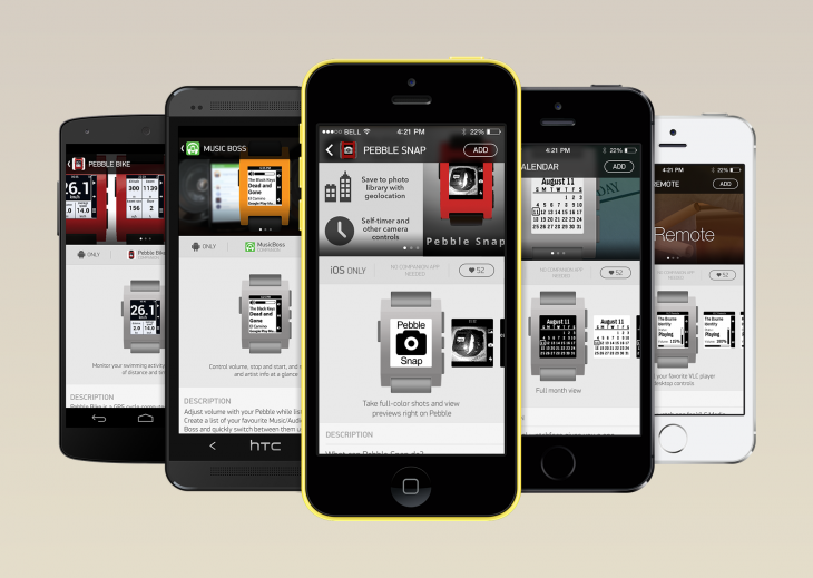 01A Device Lineup Hi 730x519 Pebble unveils new app store and premium Steel smartwatch for $249