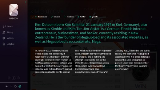 baboom6 520x292 Kim Dotcom gives a sneak preview of Baboom, his new music streaming service