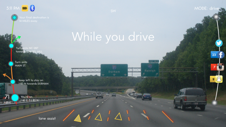 Drive Icis 730x410 Google Glass a like Icis smart glasses want to connect tech with fashion