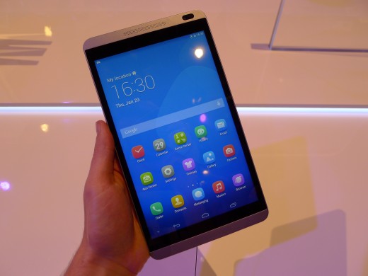 P1040969 520x390 Huawei launches pocket friendly MediaPad X1 and M1 Android tablets at MWC 2014