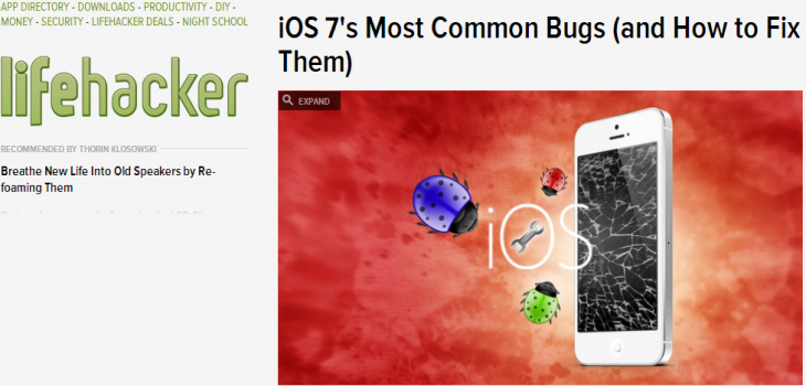 iOS 7s Most Common Bugs and How to Fix Them  730x350 Smoke testing your apps 101: A guide for the non techie co founder