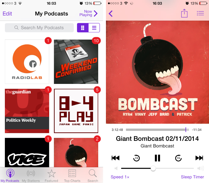 podcasts1 9 of the best podcast apps for the iPhone and iPad