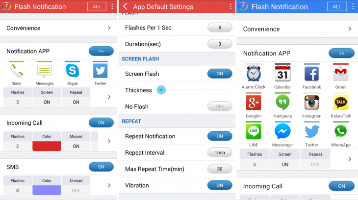 FlashNotifications2 730x407 11 Android apps to make notifications more interesting