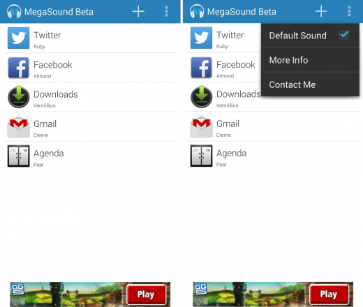 MegaSound 520x440 11 Android apps to make notifications more interesting