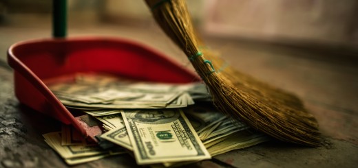 money trash
