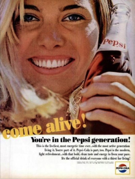 pepsi gen 520x687 Una breve historia de amor de la marca: La evolución de la publicidad viral