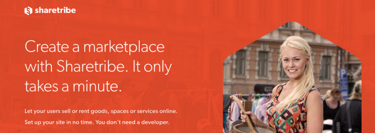 Create your own peer-to-peer marketplace with Sharetribe